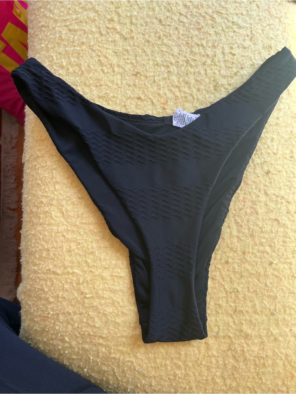 Aerie Jacquard Super High Cut Cheekiest Bikini Bottom